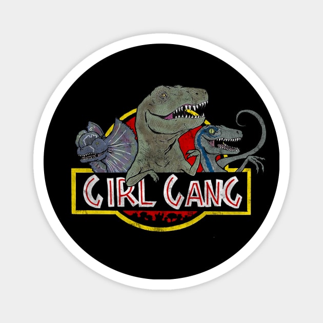 Girl Gang (Isla Nublar) Magnet by Bloody Savage